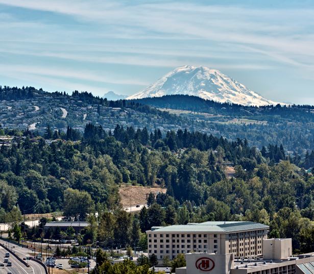 Apartments in Bellevue WA near Amazon - Metro 112 Apartments - views of Mt. Rainier