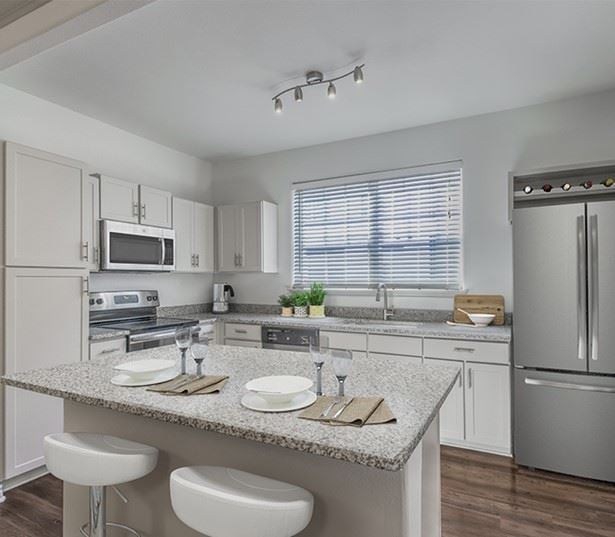 Renovated Apartments for rent in Charlotte NC - Promenade Park - kitchen