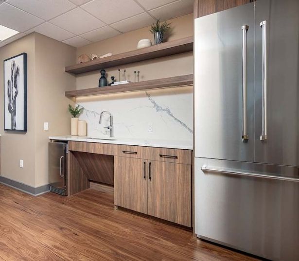SkyHouse Austin Apartments on Rainey Street - SkyLounge Kitchen