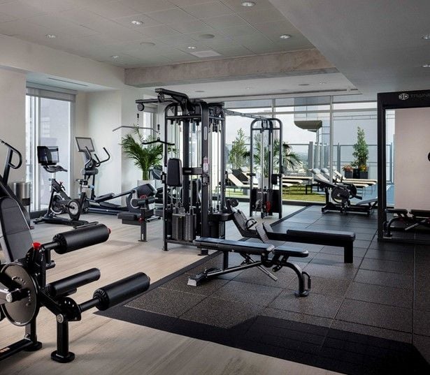 High rise apartments houston tx - SkyHouse River Oaks Fitness Center