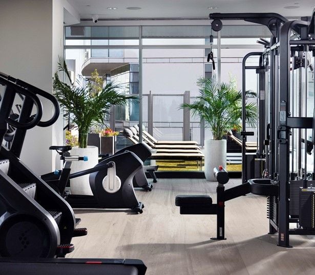 Houston high rise apartments for rent - SkyHouse River Oaks - Fitness equipment