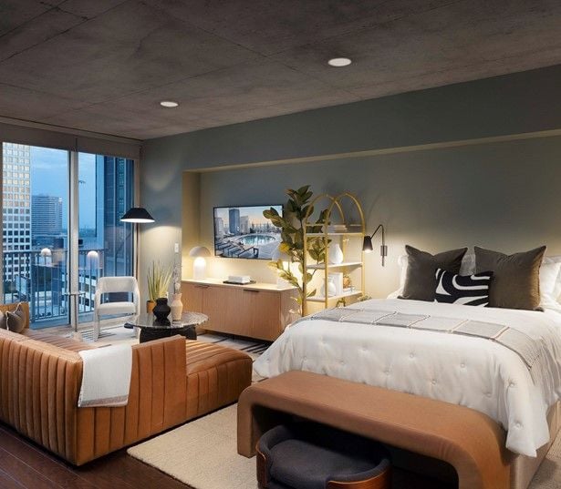 Memorial Park Houston apartments - SkyHouse River Oaks flooring