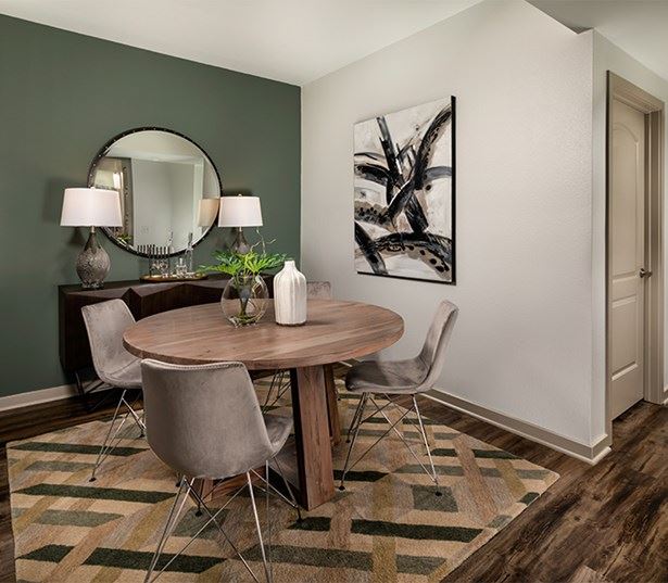 Mission Valley apartments for rent in San Diego - Mira Bella separate dining areas