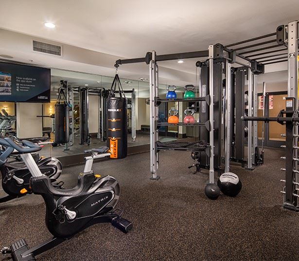 San Diego apartments near Montgomery Field - Mira Bella Fitness Center
