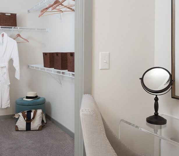 Austin Domain apartments near Samsung - The Addison Apartments Spacious walk-in closets 