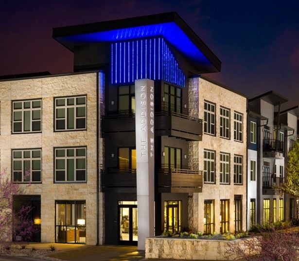 apartments near the domain austin tx - The Addison Apartments Building Exterior View