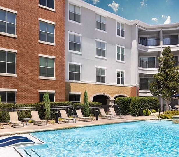 Brick Row Apartments - Apartments in Downtown Plano - swimming pool