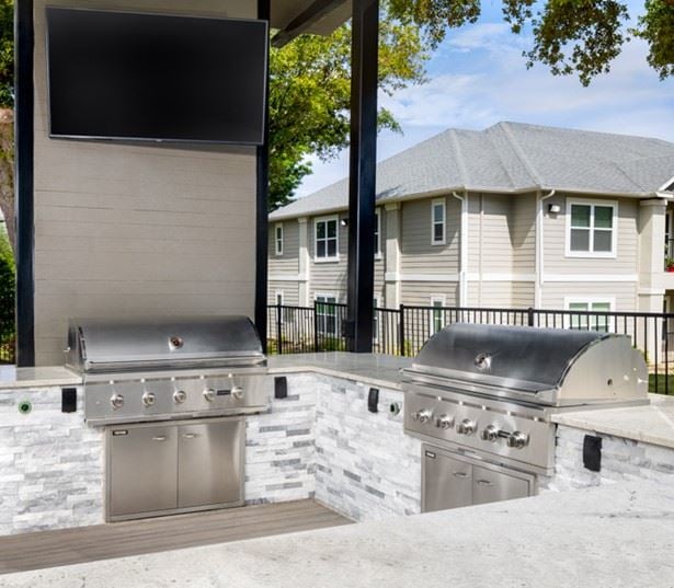 Grapevine Apartments for Rent - Montelena - Outdoor Kitchen