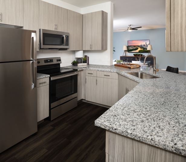 Tech Ridge apartments for rent in Austin - Settlers Ridge upgraded interiors