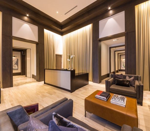 buckhead apts for rent - The Residence Buckhead Atlanta on-site concierge desk