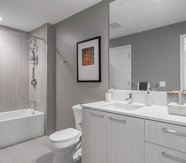 Reston Apartments with double vanities - Signature Apartments at Reston Town Center