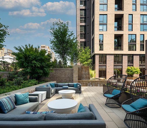 Signature Apartments at Reston Town Center - water feature