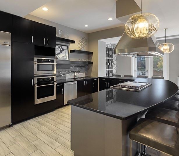 LoSo apartments near Novant Medical Center - Silos South End - Demo kitchen