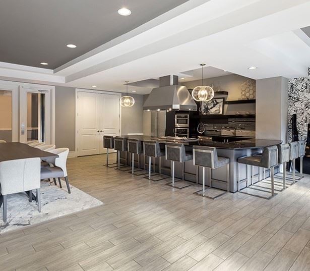 South End Charlotte apartments for rent - Silos South End - demonstration kitchen