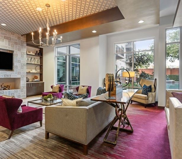 Uptown Dallas Apartments for Rent - Stella Apartments - Resident Lounge