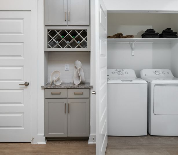 Apartments near Lower Greenville - Strata Apartments Dallas - Full-size washer and dryer