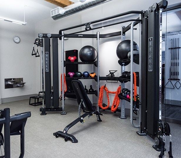 Golden Triangle apartments for rent in Denver - The Boulevard Apartments fitness center