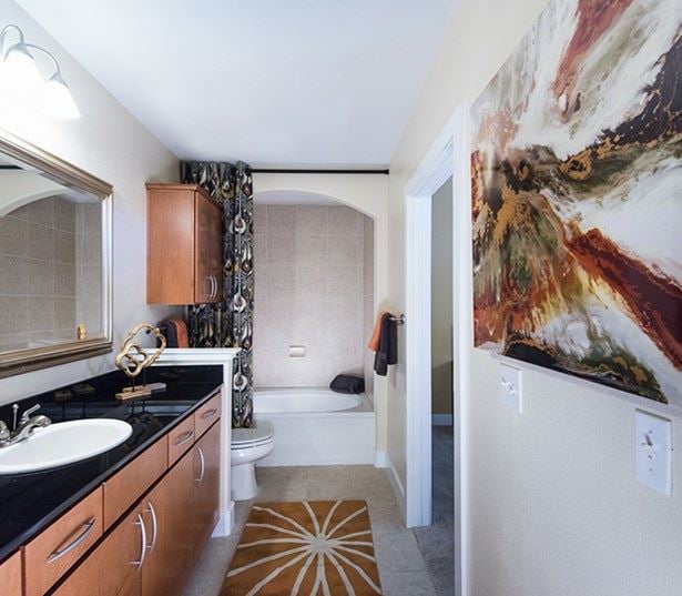 Golden Triangle apartments for rent - The Boulevard Apartments Modern bathrooms