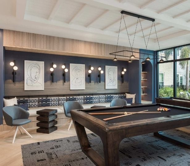 1 Bedroom Apartments in Tampa, FL - The Residence Peninsula - billiards