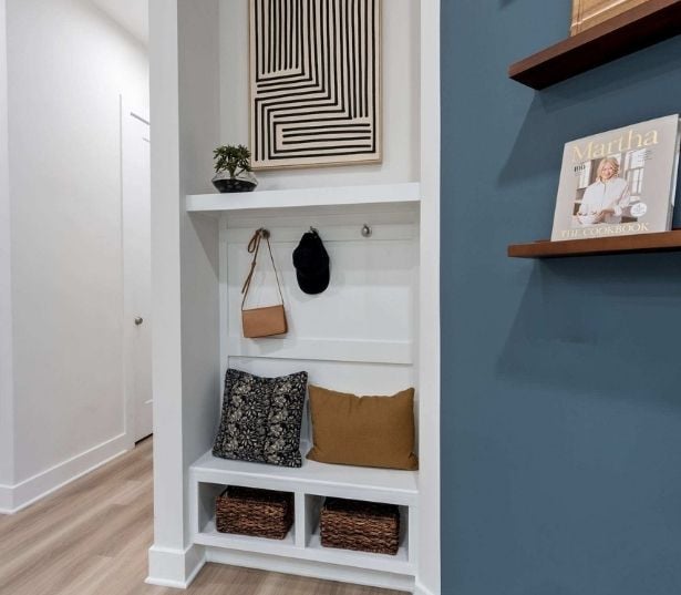 Brand new apartments in South Tampa, FL - The Residence Peninsula - built-in hall tree