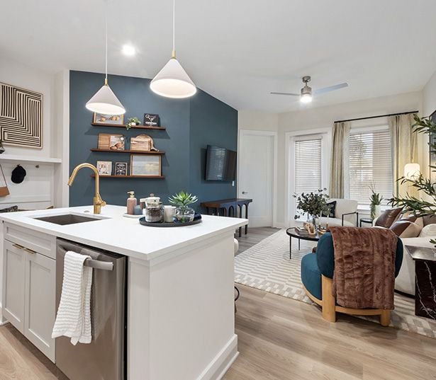 Brand new apartments in South Tampa, FL - The Residence Peninsula - built-in hall tree