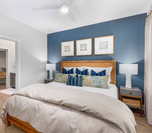 The Henslow Daniel Island - Modern Bedroom - Charleston Townhomes