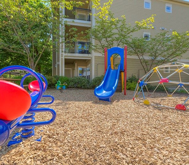 Downtown Redmond apartments near Aerotek - The Lodge at Redmond Ridge Children's playground
