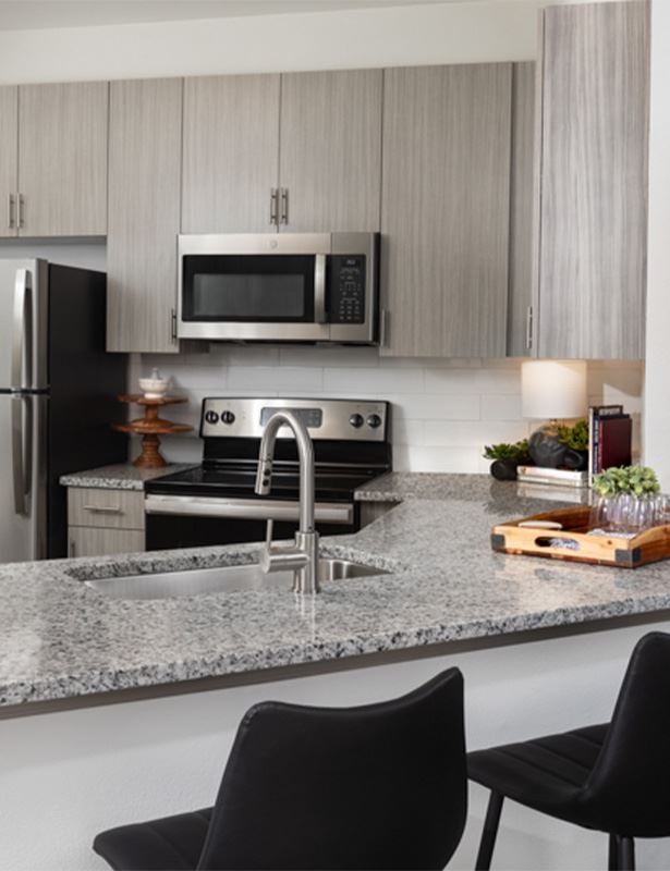 Apartments near Elsa England Elementary School - The Ranch Apartments granite countertops