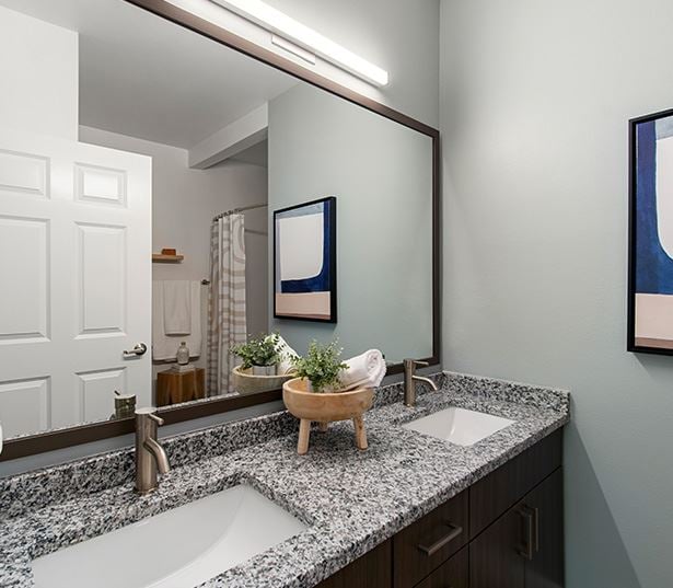 The Timbers at Issaquah Ridge apartments in Downtown Issaquah near Sanmar - primary bathroom