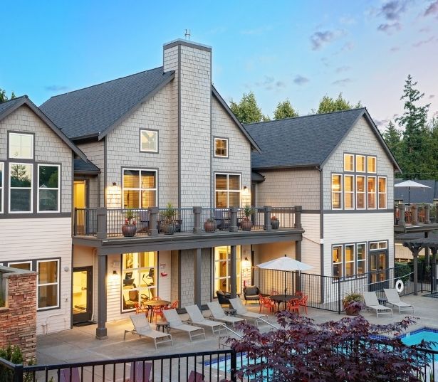 Issaquah apartments - The Timbers at Issaquah Ridge clubhouse and leasing office