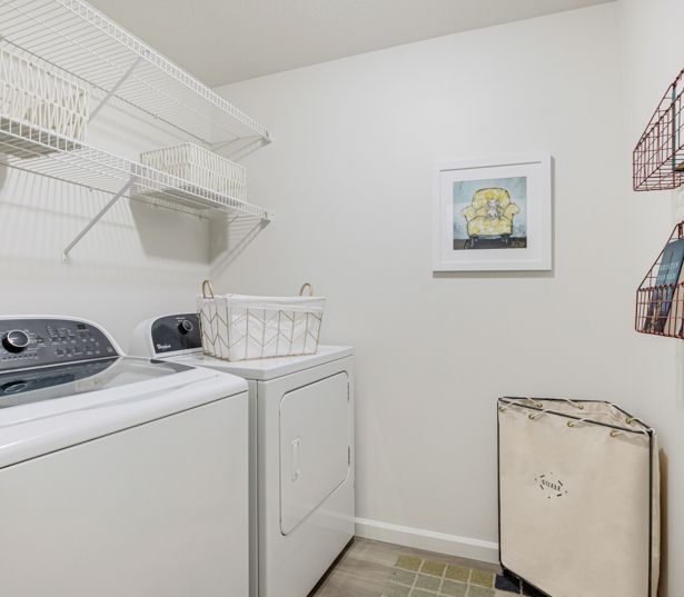 Victory Flats apartments for rent in the Beaverton School District - Full-size washers and dryers