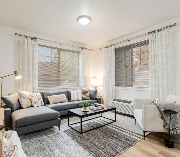 Beaverton apartments near Max Blue Line - Victory Flats spacious living areas