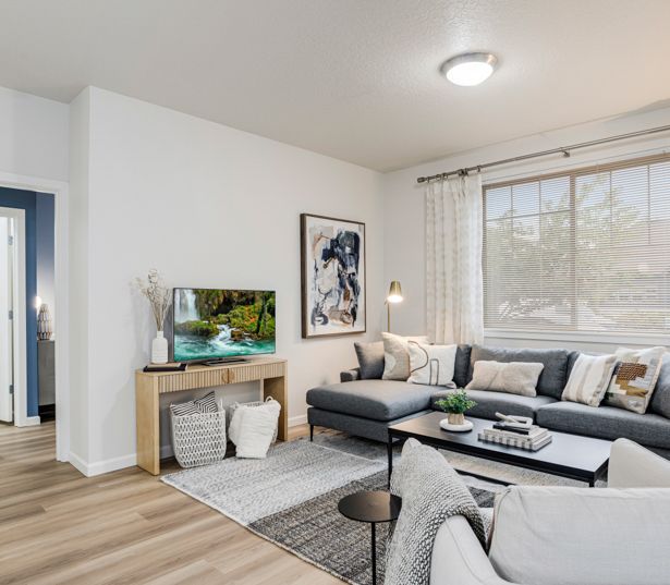 Victory Flats apartments for rent in Cedar Hills near Nike Headquarters - Large windows