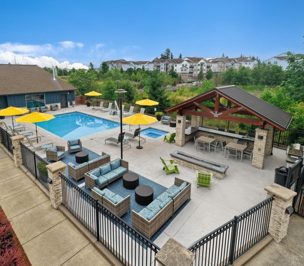 Beaverton apartments near Max Blue Line and Nike - Victory Flats Outdoor pavilion
