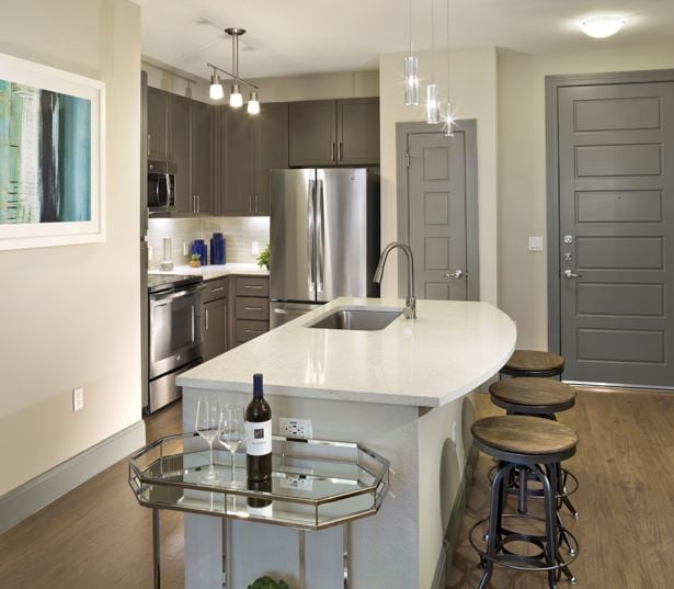 luxury apartments in phoenix - District at Biltmore kitchen islands