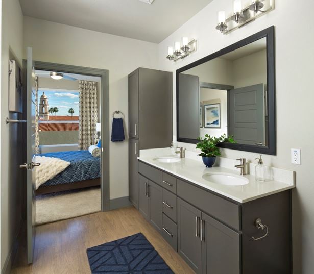 New apartments phoenix az - District at Biltmore bathroom vanities