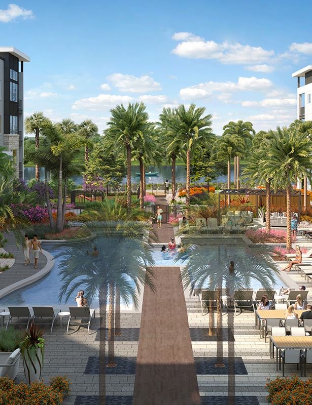 South Tampa Apartments for Rent - The Residence Peninsula Apartments - Pool
