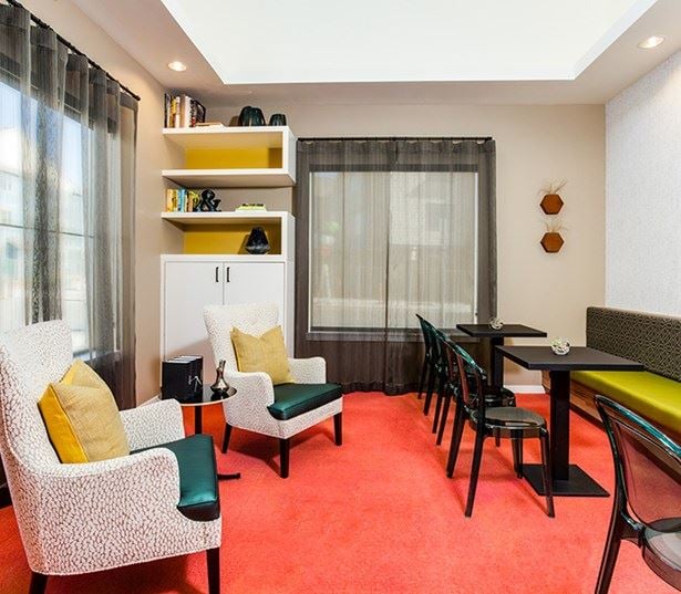 Beaverton OR Apartments For Rent near Walker Road - Victory Flats Resident Wi-Fi internet cafe