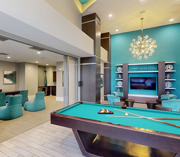 Entertainment Lounge Virtual Tour at Mallory Square Apartments in Rockville, MD