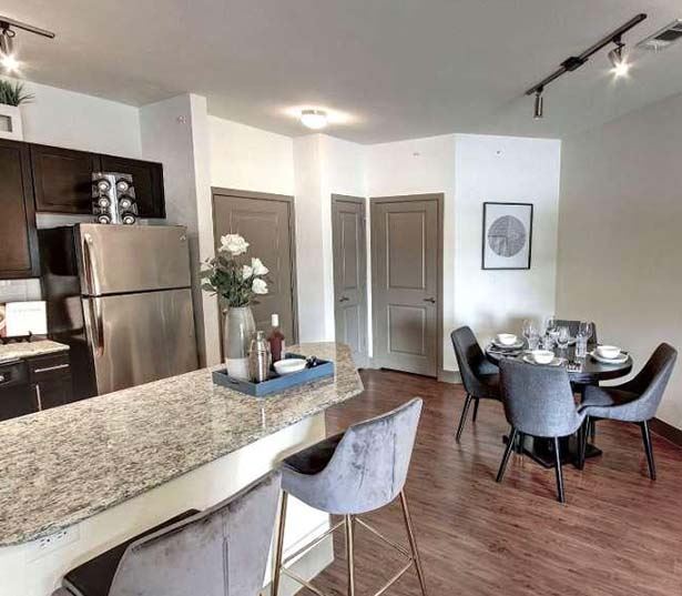 Brick Row Urban Village - Downtown Plano Apartments - one bedroom model virtual tour