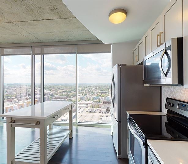 Apartments in Nashville TN - SkyHouse Nashville 22F2 / 2 Bedrooms / 2 Bathrooms / 1030 SF