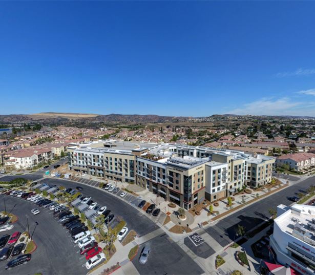 Joule La Floresta - Brea, CA - aerial view