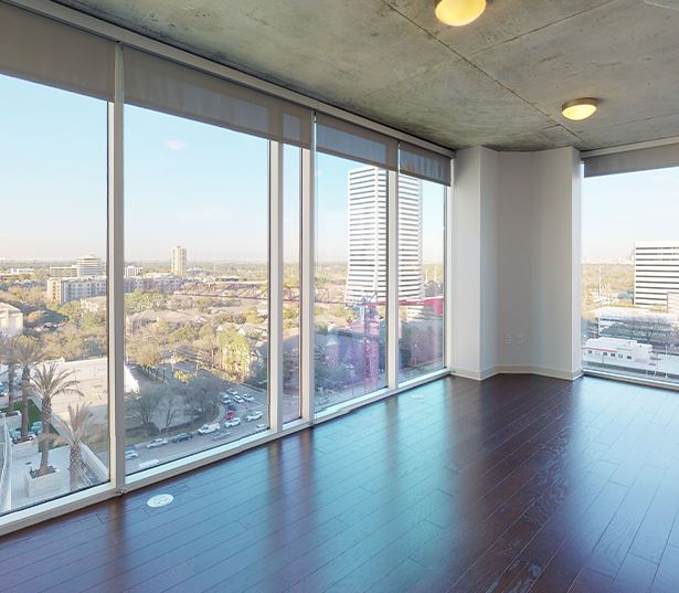 Houston high rise apartments for rent - SkyHouse River Oaks B2 Floor Plan