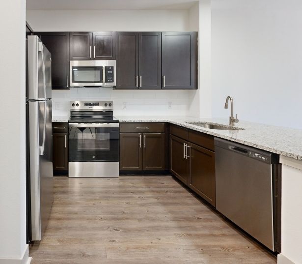 Brick Row Apartments in Richardson, TX - 01S1 Open Floor Plan Virtual Tour