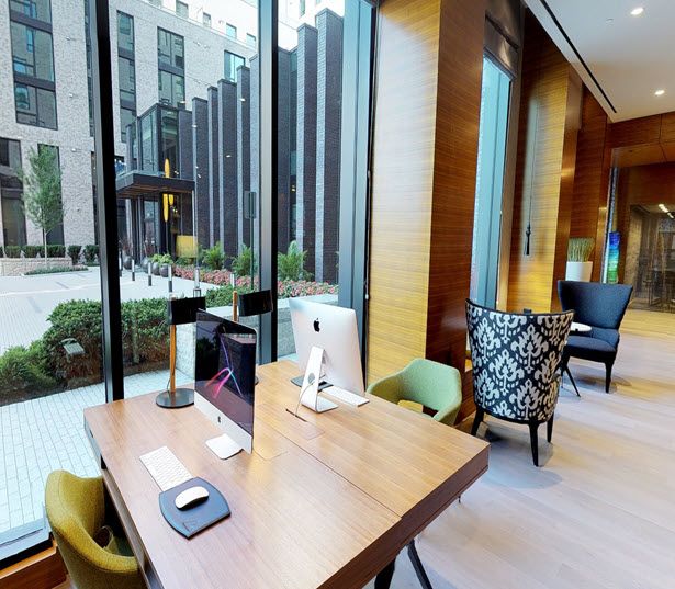 Reston Apartments for rent - Signature Apartments at Reston Town Center - business center