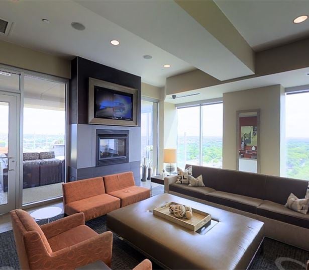 Rainey Street Austin Apartments - SkyHouse Austin - Clubroom virtual tour