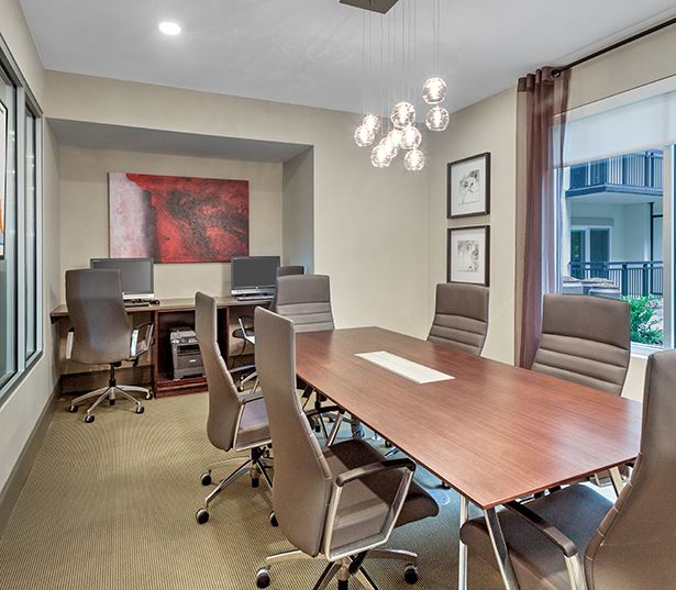 The Encore SouthPark Apartments in Charlotte, NC - Conference Room Virtual Tour