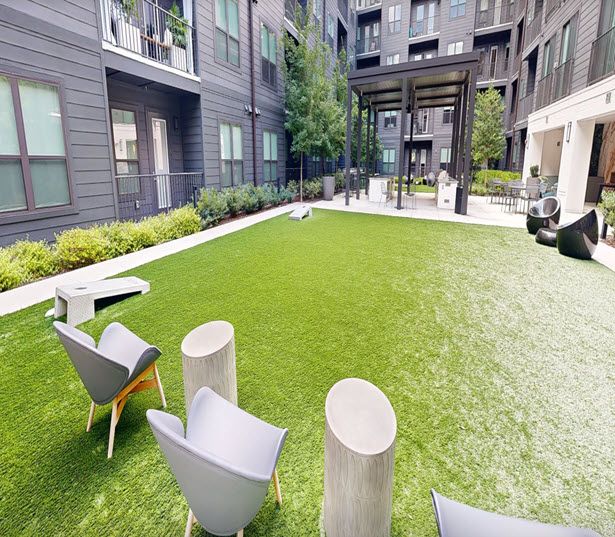 Courtyard - Auden Apartments - Brand New Atlanta Apartments