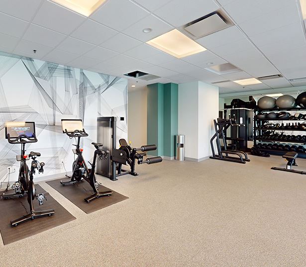 1 bedroom apartments in SLU Seattle - Neptune SLU Apartments - Fitness Center