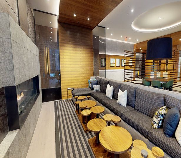 Reston Apartments for rent - Signature Apartments at Reston Town Center - movie lounge